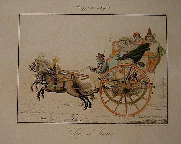 Kaiser F. Calesso di resina 1815 Napoli